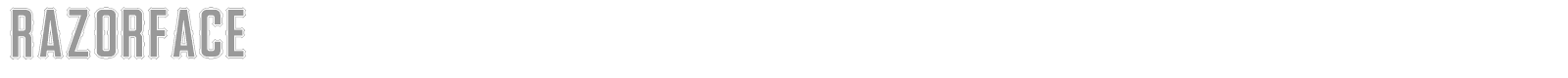 Razor Face font preview