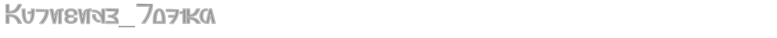 Aurebesh Rodian font preview