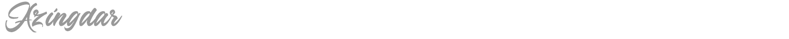 Azingdar font preview