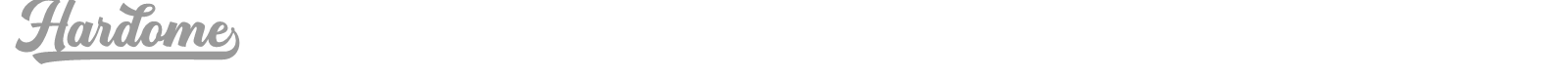 Hardome font preview