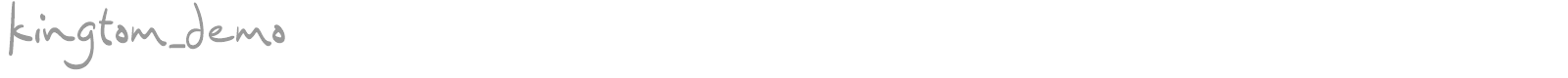 Kingtom font preview