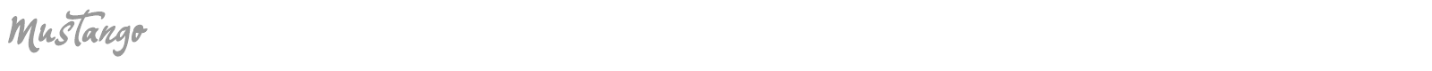 Mustango font preview