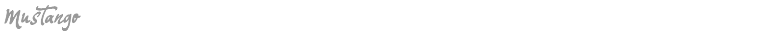 Mustango font preview