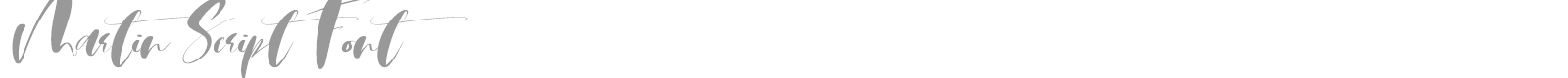 Martin Script font preview