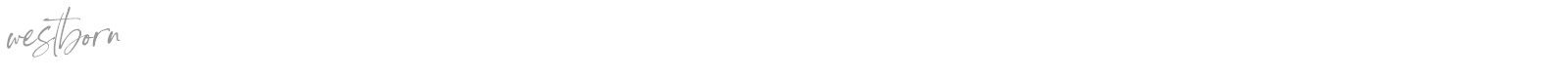 Westborn font preview