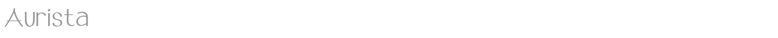 Aurista font preview