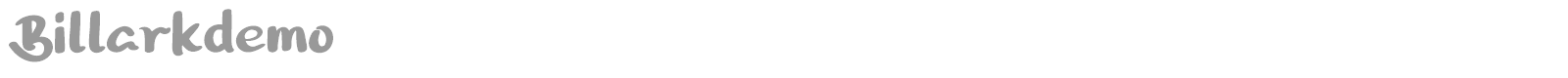 Billark font preview