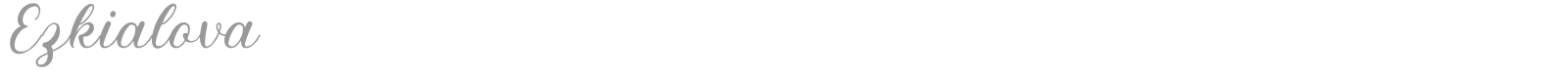 Ezkialova font preview