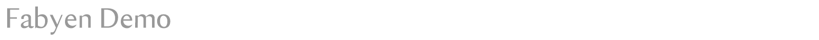 Fabyen font preview