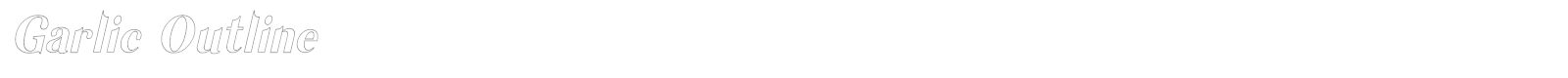 Garlic Sans font preview