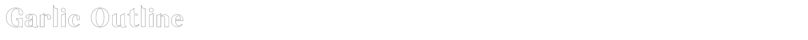 Garlic Sans font preview