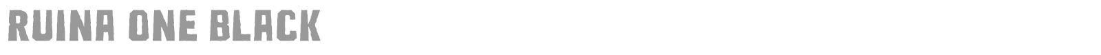 Ruina font preview
