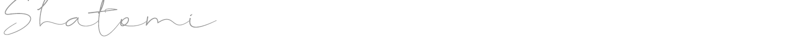 Shatomi font preview