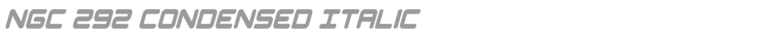 NGC 292 font preview