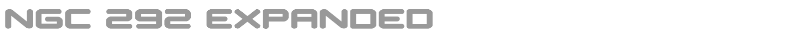 NGC 292 font preview