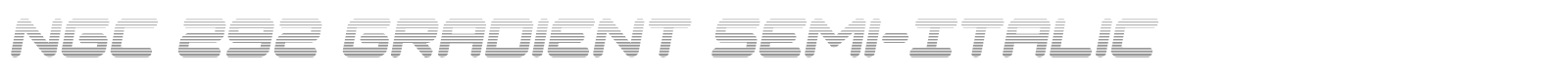 NGC 292 font preview