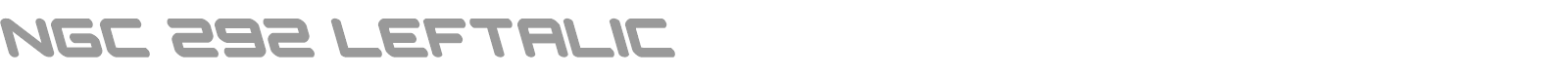 NGC 292 font preview