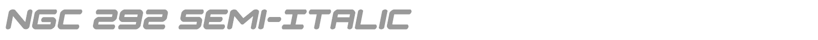 NGC 292 font preview