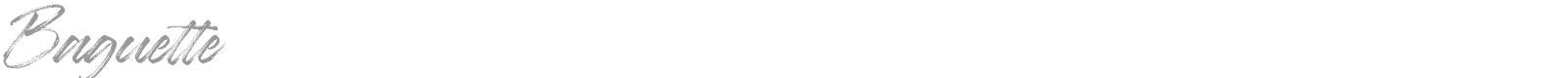 Baguette font preview
