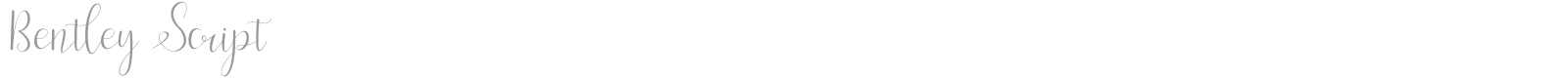 Bentley Script font preview