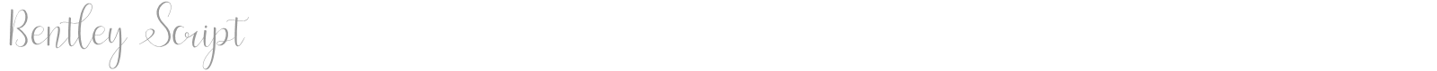 Bentley Script font preview