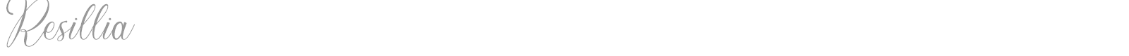 Resillia font preview