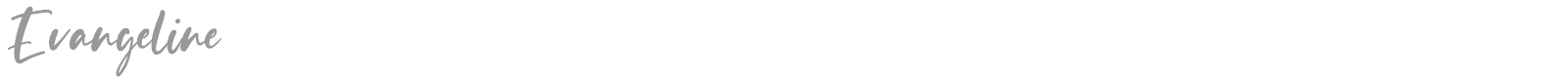 Evangeline font preview