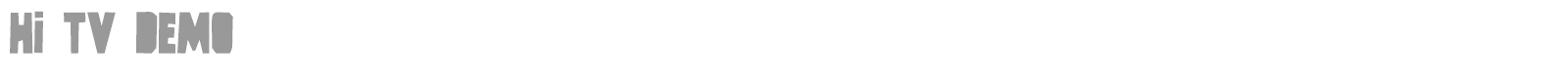 Hi TV font preview