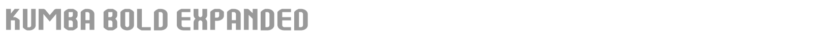 Kumba font preview
