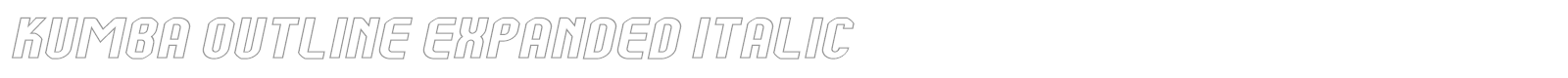 Kumba font preview