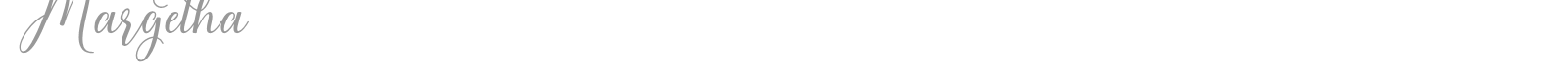 Margetha font preview