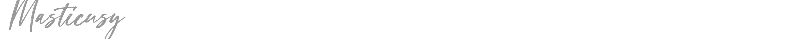 Masticusy font preview