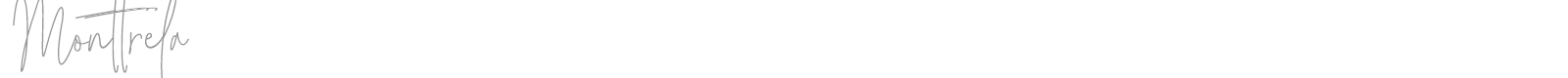 Monttrela font preview
