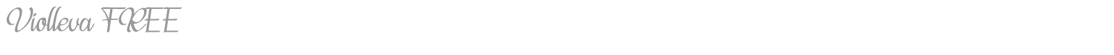 Violleva font preview