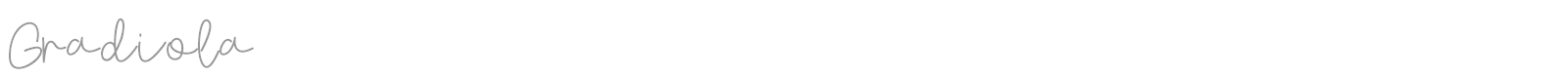 Gradiola font preview