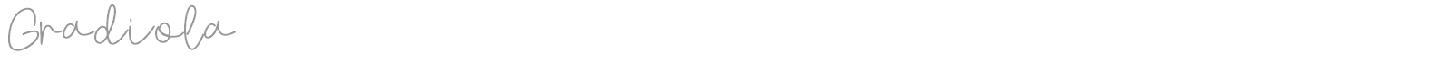 Gradiola font preview