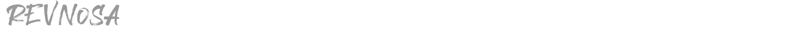 Revnosa font preview