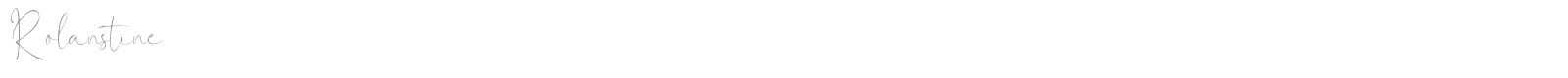 Rolanstine font preview