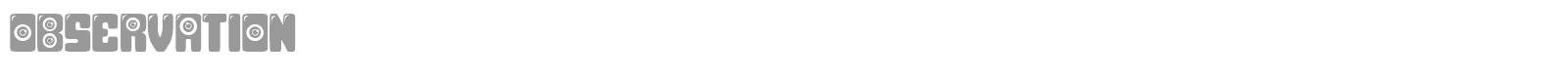 Observation font preview