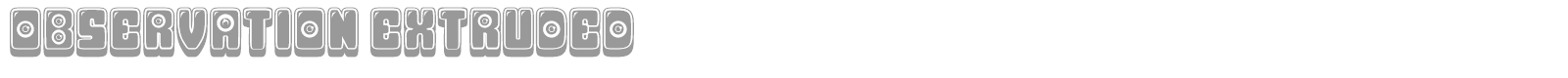 Observation font preview