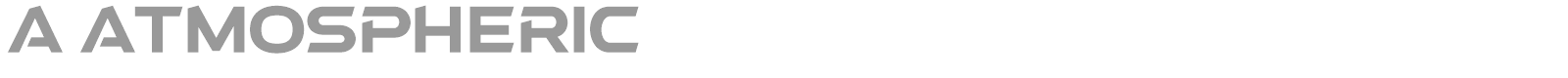 A Atmospheric font preview