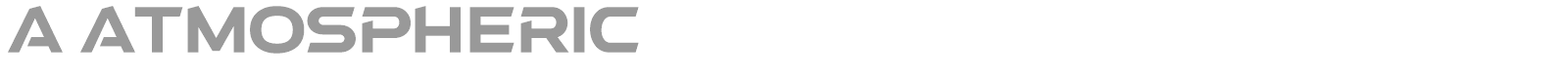 A Atmospheric font preview