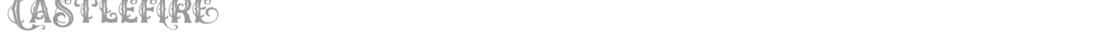 Castlefire font preview