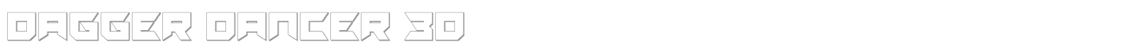 Dagger Dancer font preview