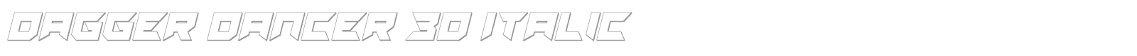 Dagger Dancer font preview