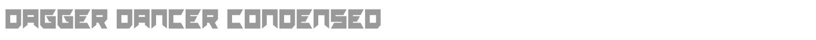 Dagger Dancer font preview