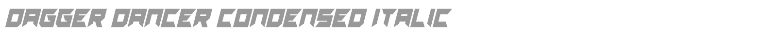 Dagger Dancer font preview