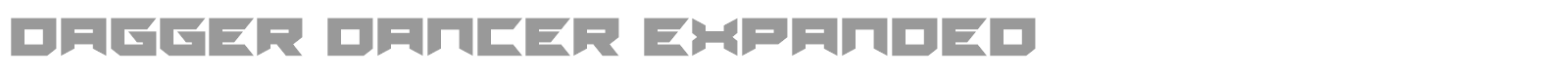 Dagger Dancer font preview