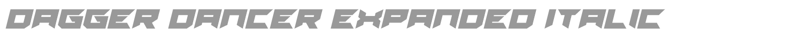 Dagger Dancer font preview