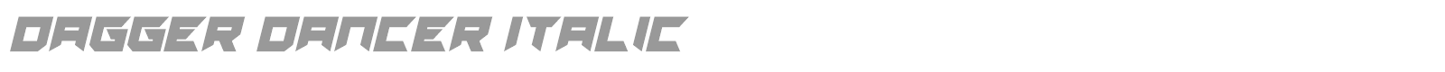Dagger Dancer font preview